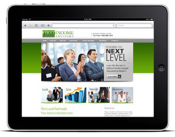iPad and tablet Websites